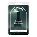 Hallowscents Haunted Lighthouse product packaging with a lighthouse on a dark background.
Horror Wax Bars. Horror Candles. Spooky Wax Bars. Horror Candles. Horror Bath and Body. Spooky bath and body. 