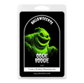 Hallowscents Oogie Boogie vanilla pumpkin marshmallow packaging on a white background. Horror Wax Bars. Spooky Wax Bars. Horror Bath and Body. Spooky Bath and Body. 