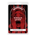 Packaging of Hallowscents Scream Queen product with a woman's face and product details.
Horror Wax Bars. Horror Candles. Spooky Wax Bars. Horror Candles. Horror Bath and Body. Spooky bath and body. 