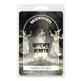 Packaging of Witches' Hearth by Hallowscents with black and white illustration. Horror Wax Bars. Spooky Wax Bars. Horror Bath and Body